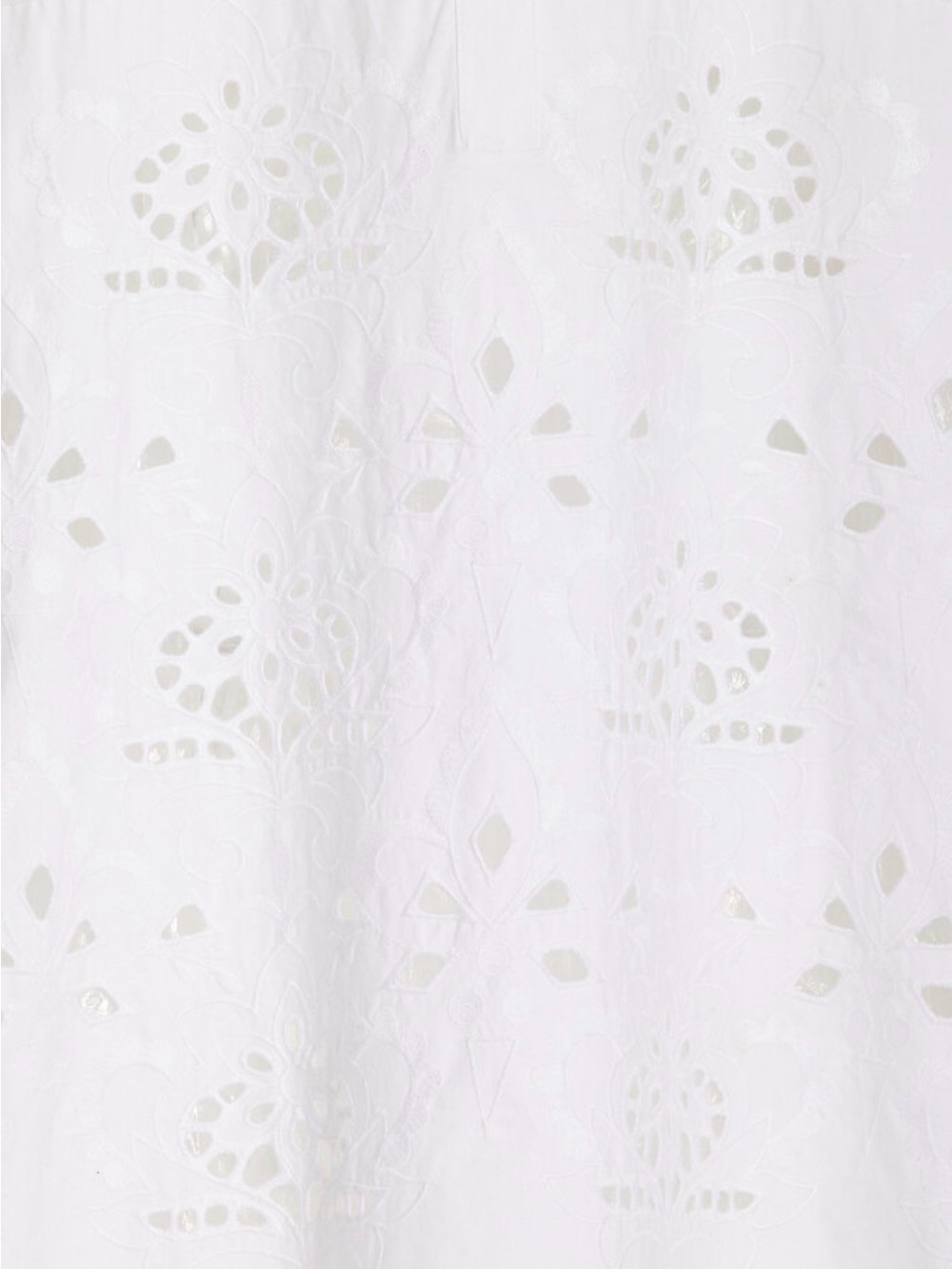 NWT Nili Lotan Louanne white embroidered long poplin dress $850 size L $670 off - Picture 4 of 10
